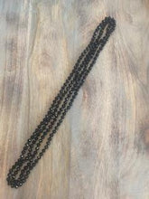 Load image into Gallery viewer, Black Crystal Bead Necklace