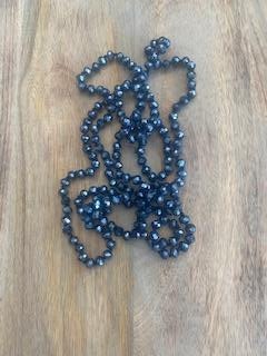 Blue Crystal Bead Necklace