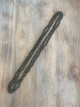 Load image into Gallery viewer, Dark Olive Crystal Bead Necklace