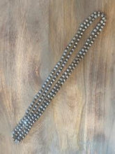 Load image into Gallery viewer, Gray and Silver Crystal Bead Necklace