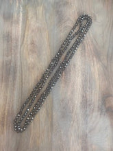Load image into Gallery viewer, Titanium Iridescent Crystal Bead Necklace