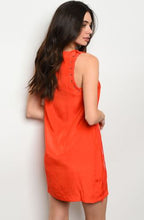 Load image into Gallery viewer, Tomato Dress with Side Lacing Detail